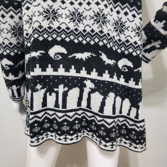 The Nightmare Before Christmas Fair Isle Cardigan Size S - Picture 6 of 12